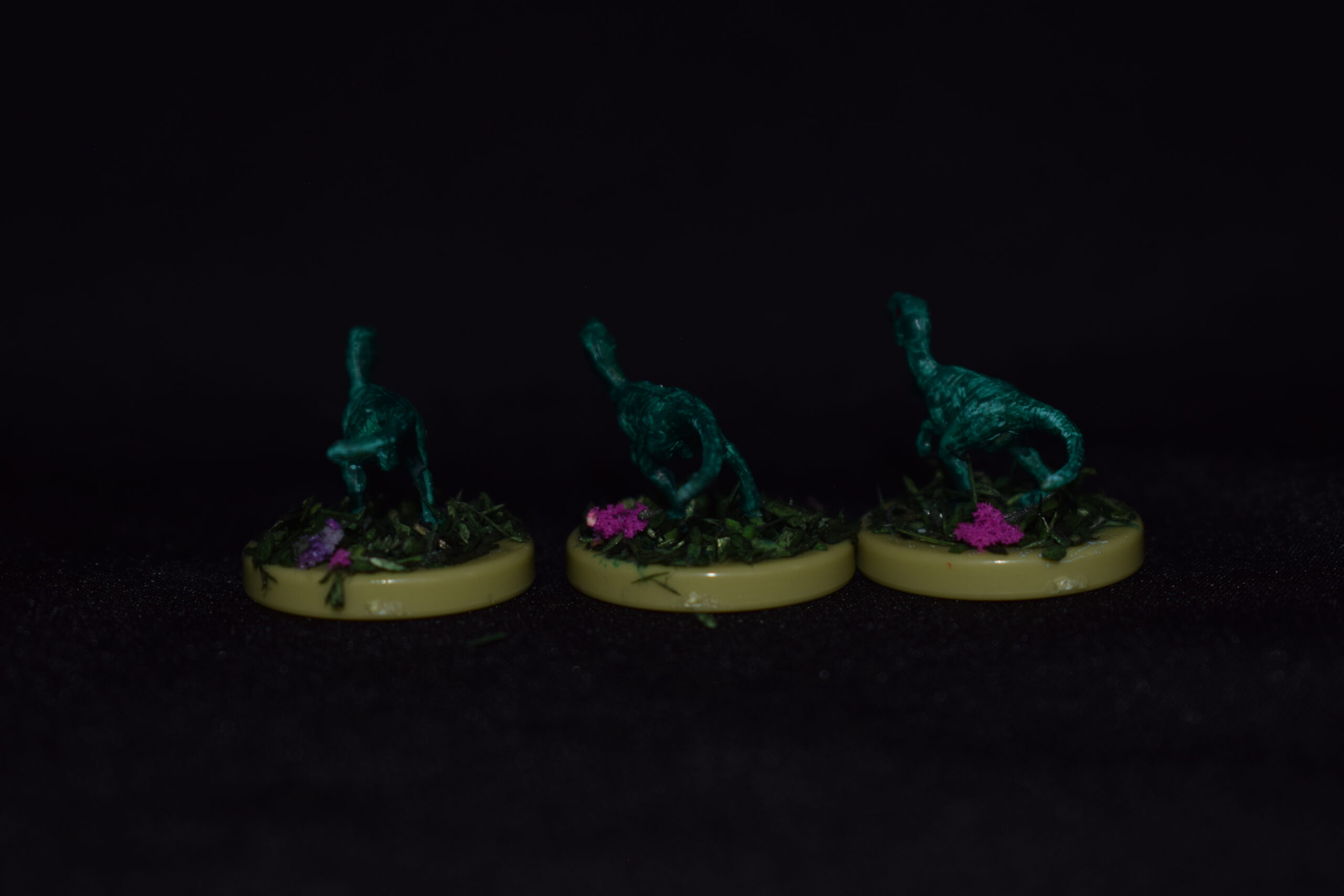 Velociraptors - 3 Miniature Set