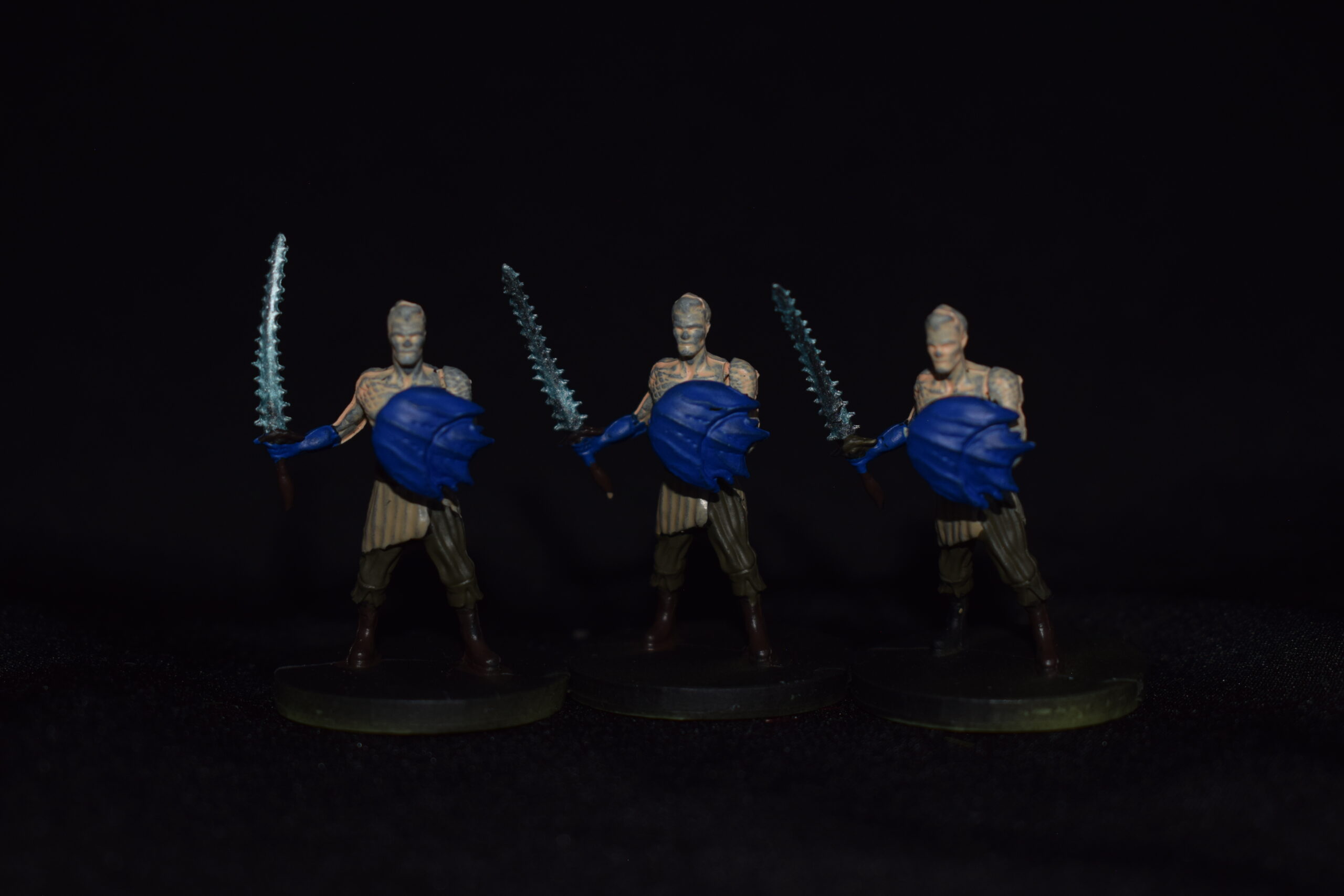 Water Cult Skirmishers - 3 Miniature Set