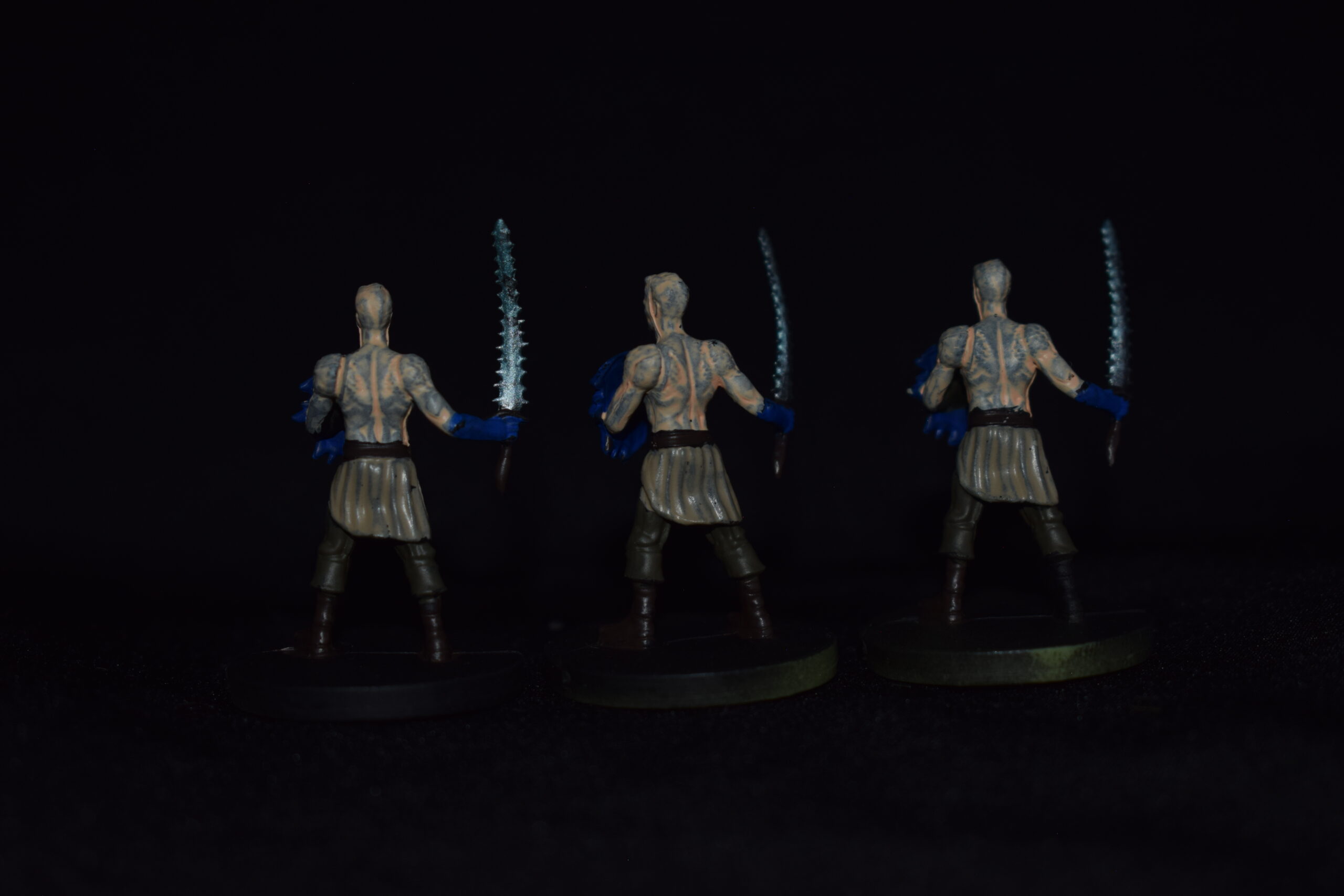 Water Cult Skirmishers - 3 Miniature Set